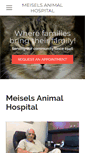 Mobile Screenshot of meiselsanimalhospital.com